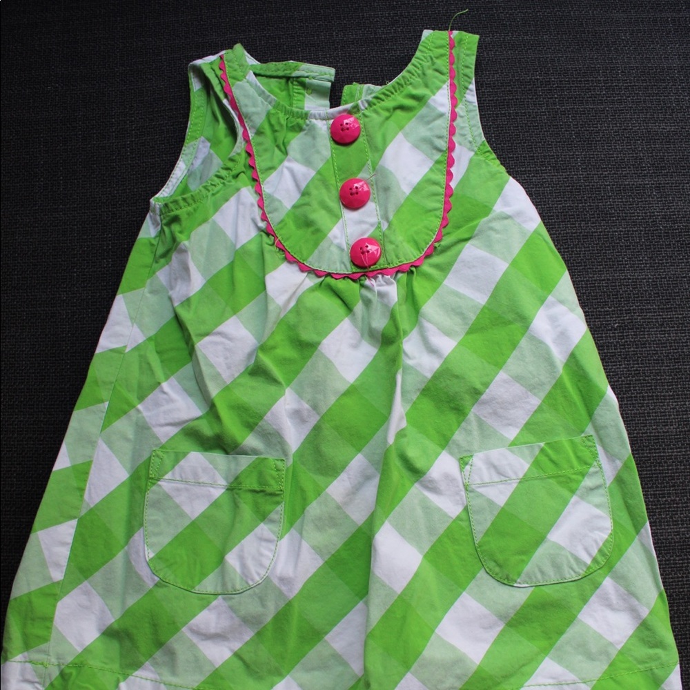 Cute checked sleeveless dress